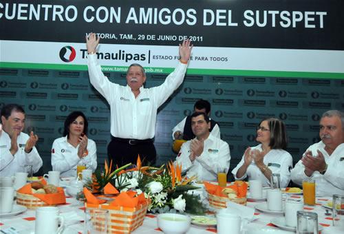 Trabajan SUTSPET y Gobernador en construcción de un Estado Fuerte